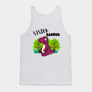 Sistersaurus - a family of dinosaurs Tank Top